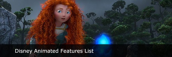 disney animated features